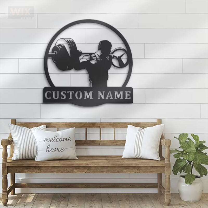 Gym LED Metal Sign - Wix Decor