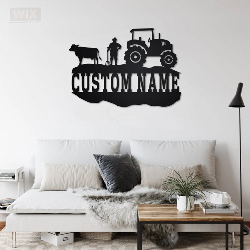 Farm LED Metal Sign