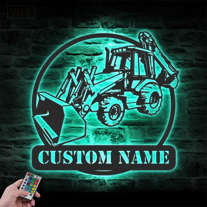 Farm LED Metal Sign