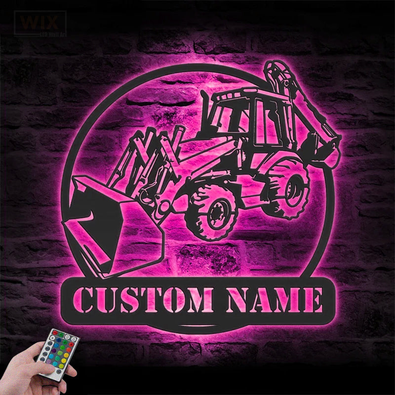 Farm LED Metal Sign