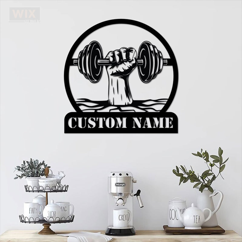 Gym LED Metal Sign