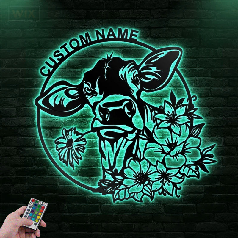 Farm LED Metal Sign - Wix Decor