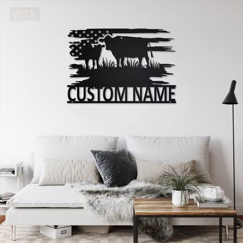 Farm LED Metal Sign - Wix Decor