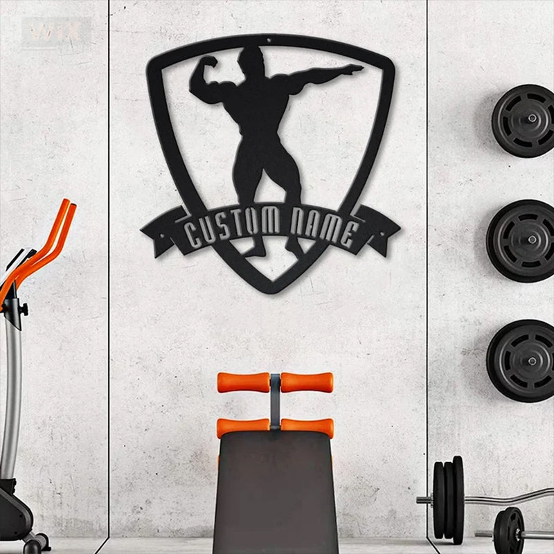 Gym LED Metal Sign