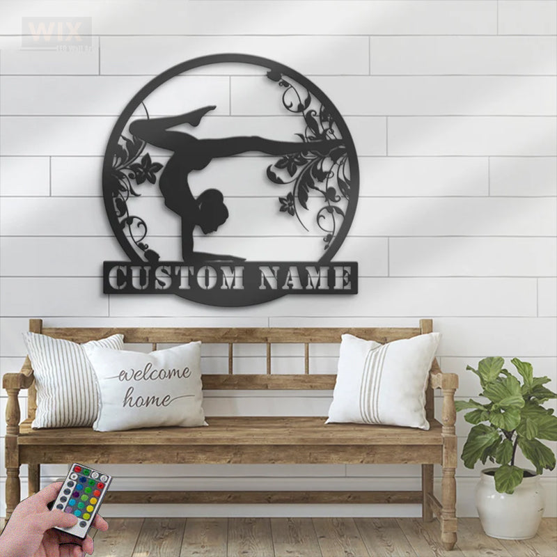 Gym LED Metal Sign
