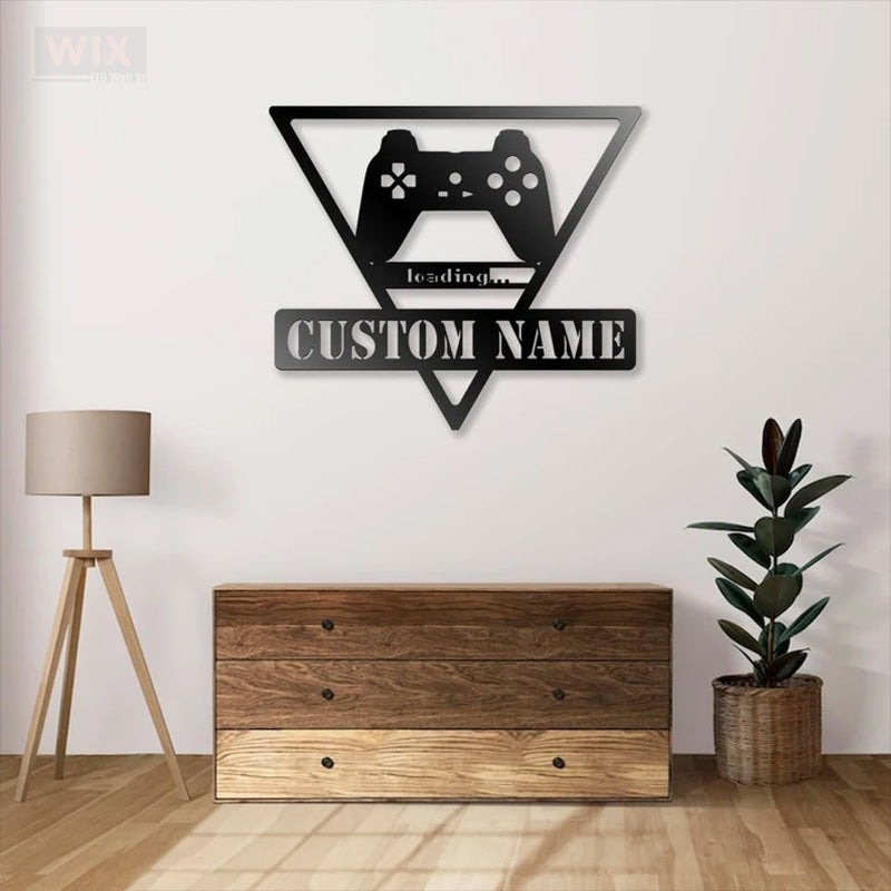 Gamer Zone LED Metal Sign