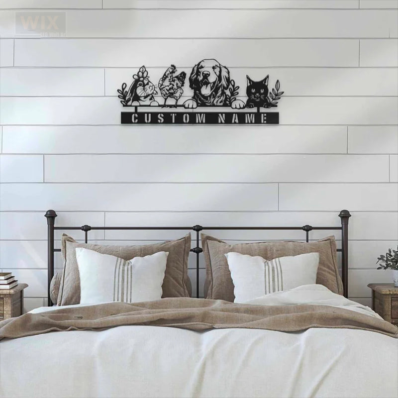 Farm LED Metal Sign - Wix Decor