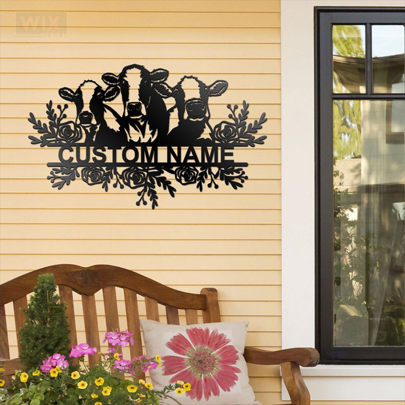 Farm LED Metal Sign - Wix Decor
