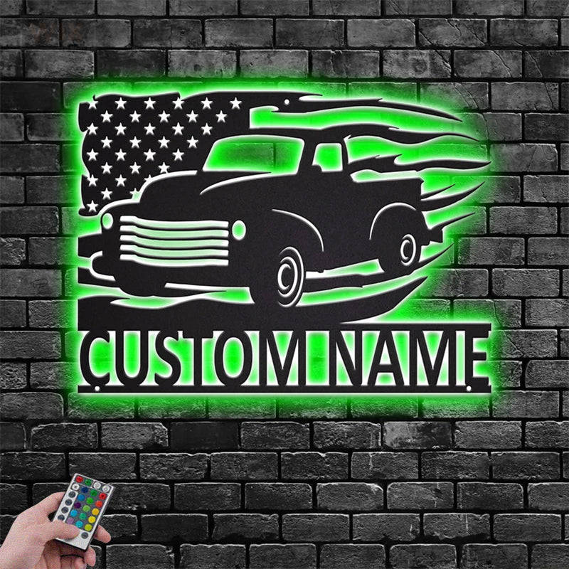Farm LED Metal Sign