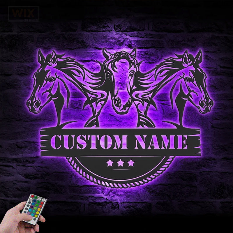 Farm LED Metal Sign
