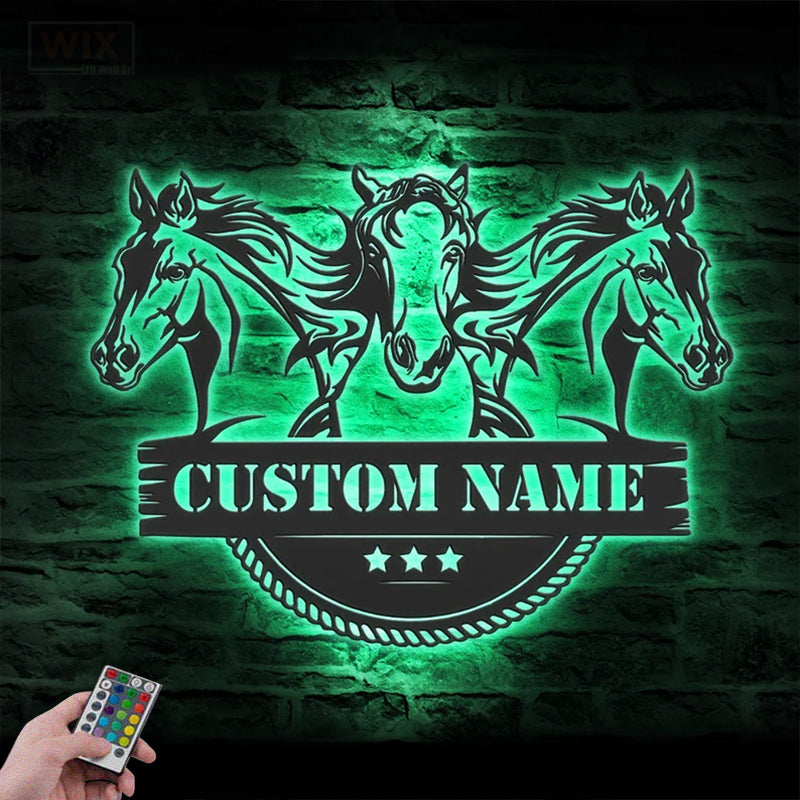 Farm LED Metal Sign