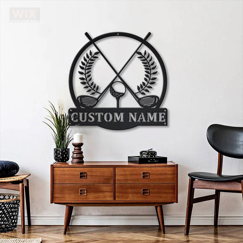 Golf LED Metal Sign