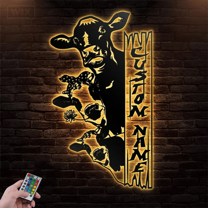 Farm LED Metal Sign - Wix Decor
