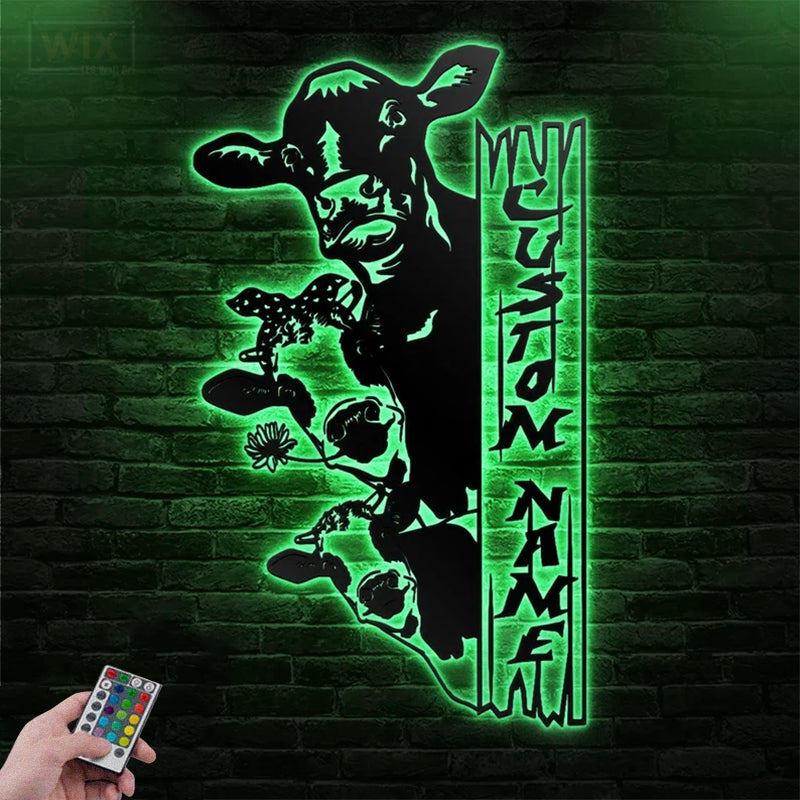Farm LED Metal Sign - Wix Decor