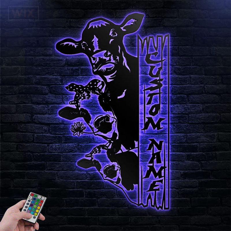Farm LED Metal Sign - Wix Decor