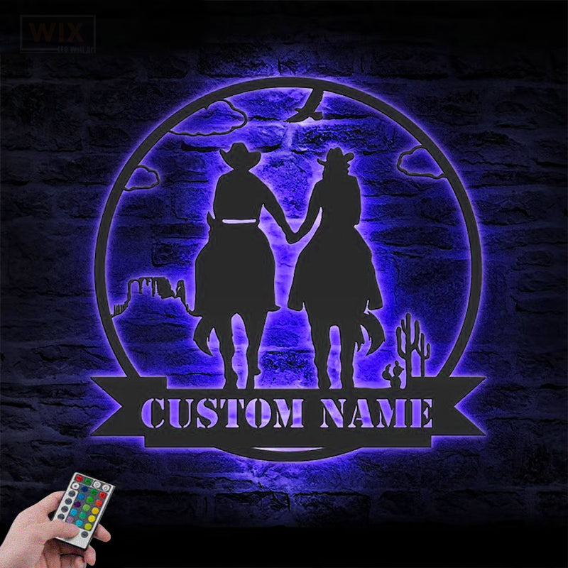 Farm LED Metal Sign