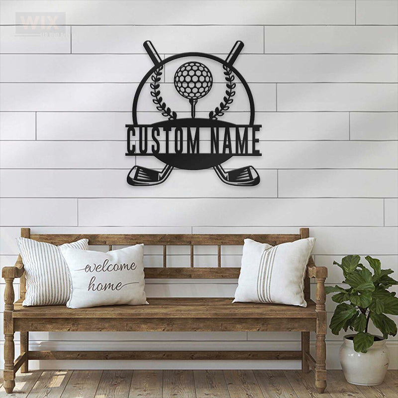 Golf LED Metal Sign