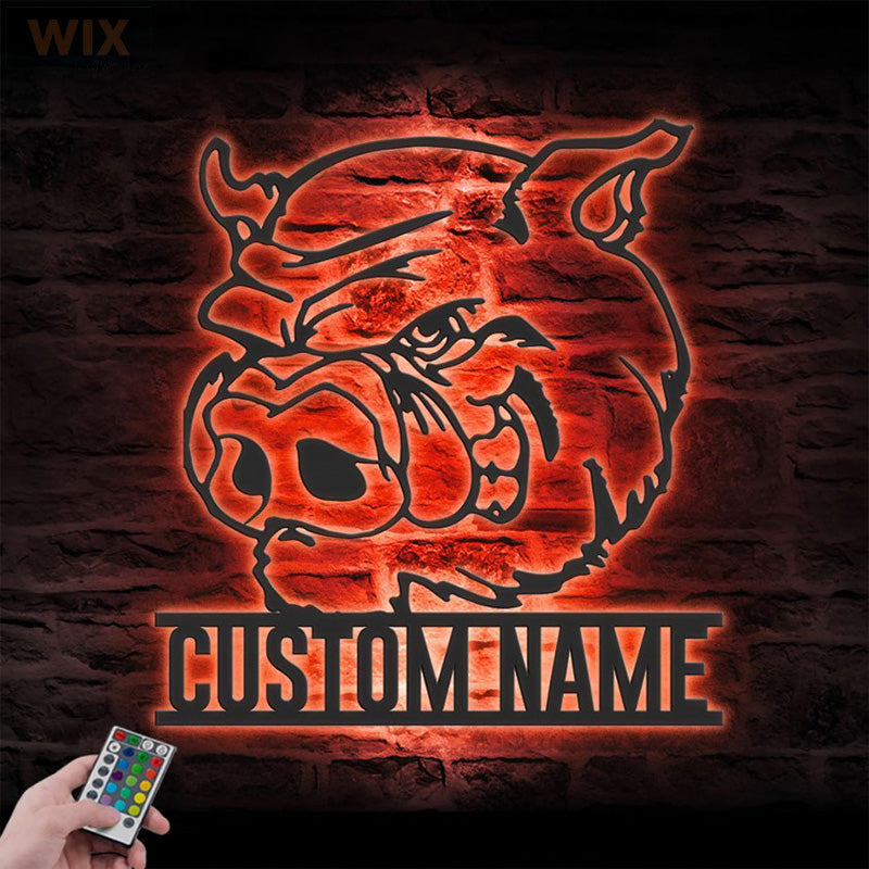Hunting LED Metal Sign - Wix Decor