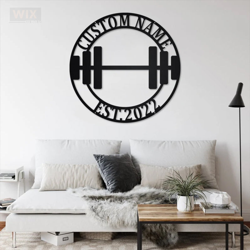 Gym LED Metal Sign