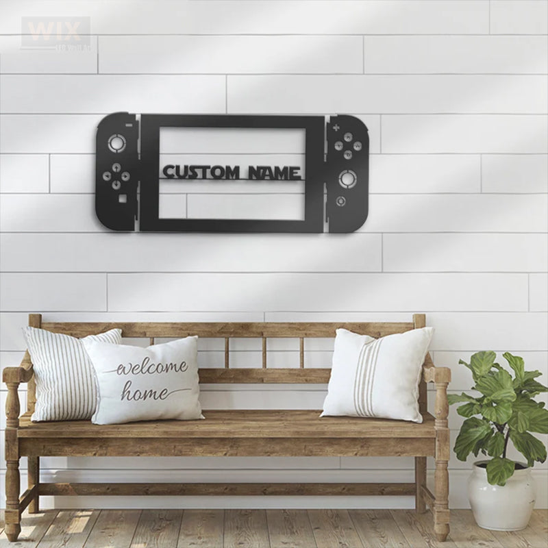 Gamer Zone LED Metal Sign