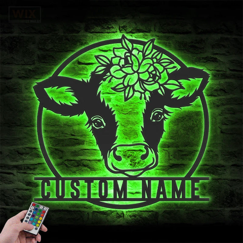 Farm LED Metal Sign - Wix Decor