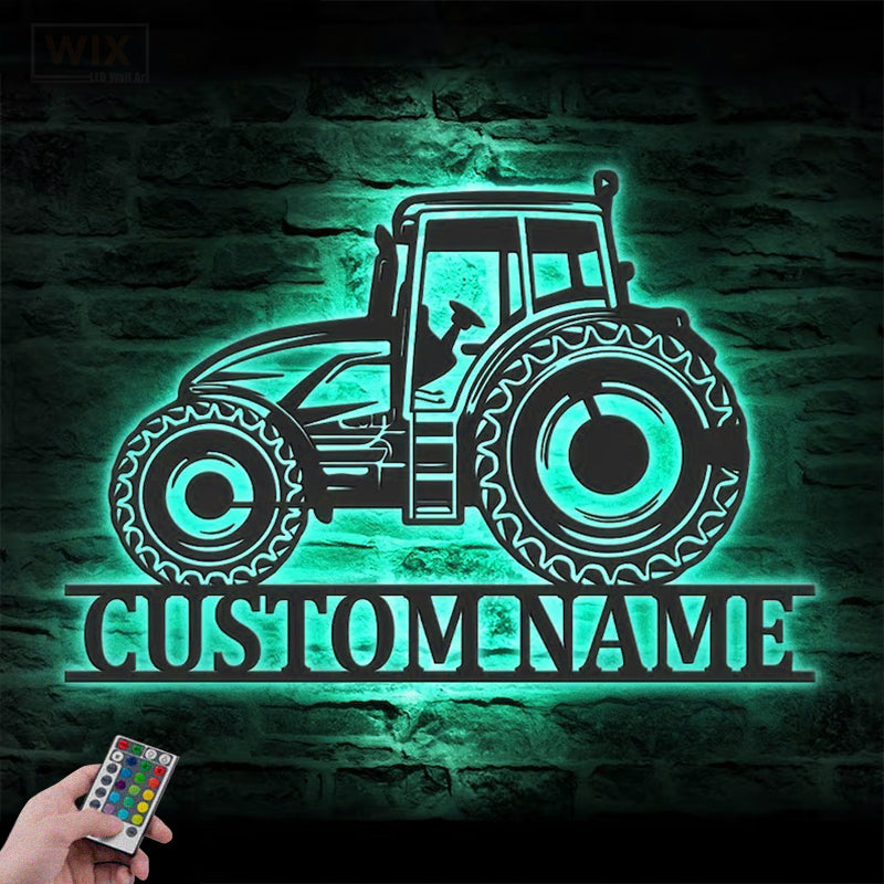 Farm LED Metal Sign