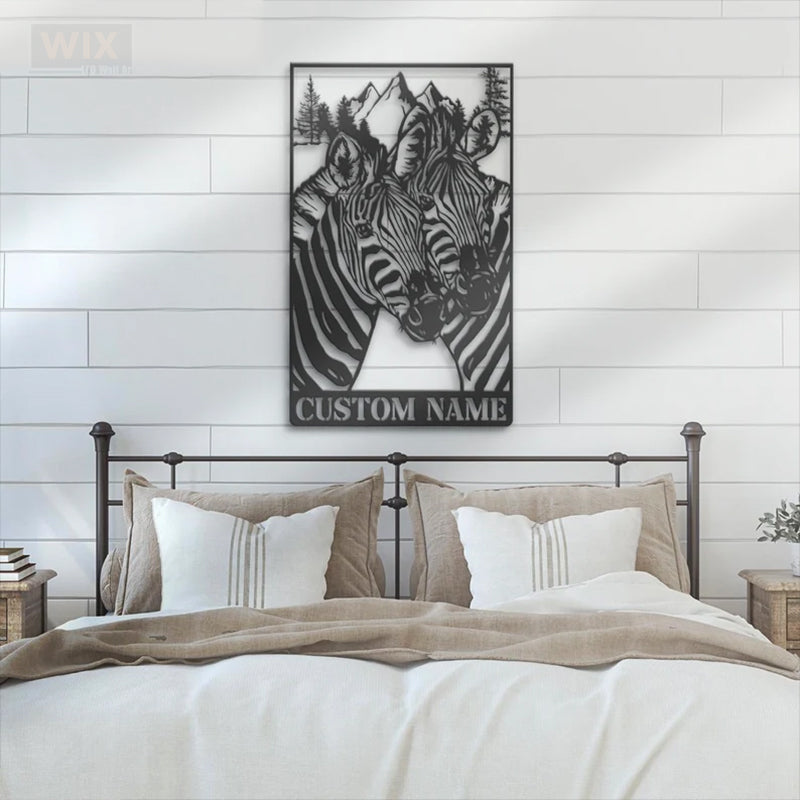 Horse LED Metal Sign