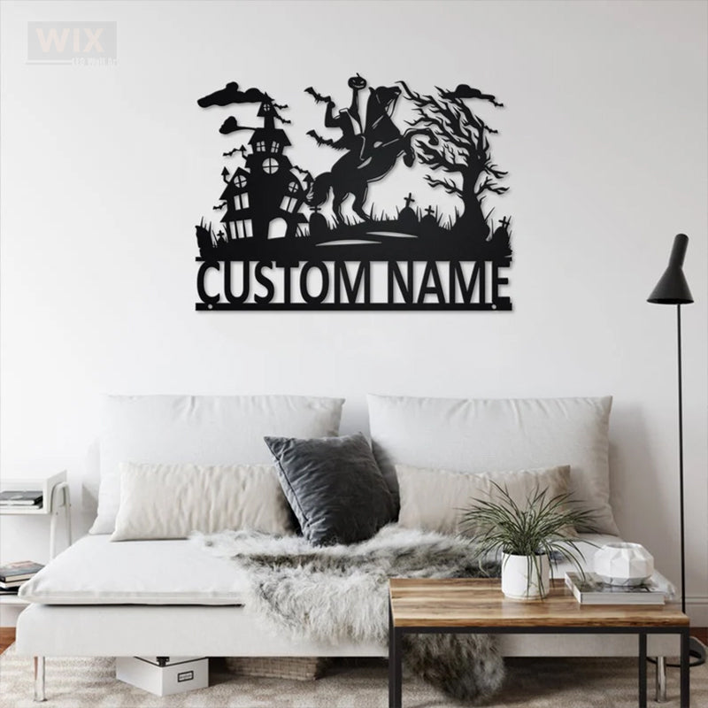 Horse LED Metal Sign