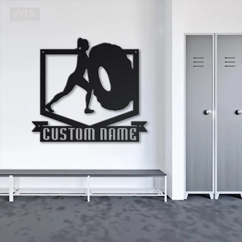 Gym LED Metal Sign