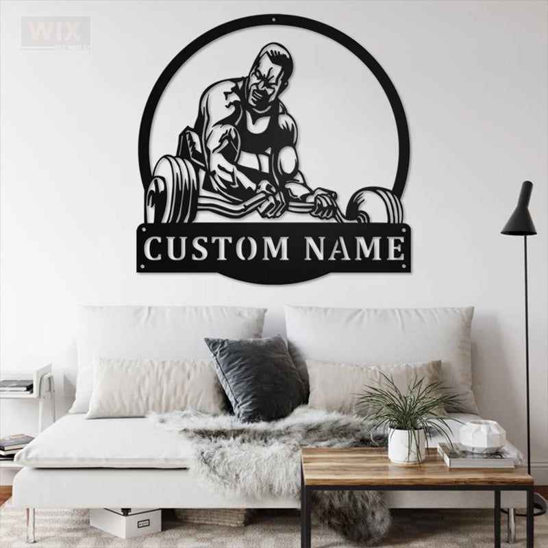 Gym LED Metal Sign