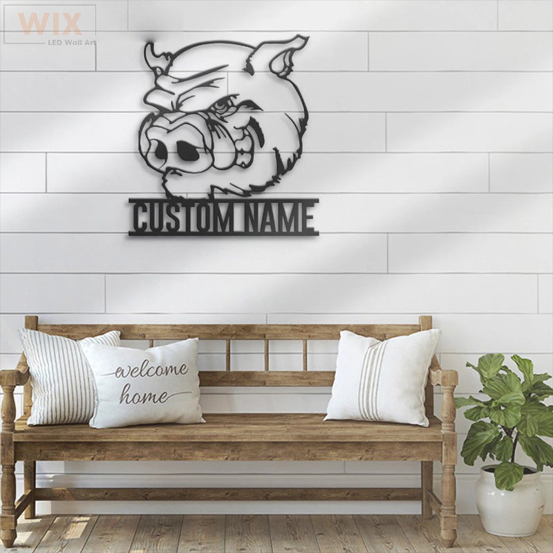 Hunting LED Metal Sign - Wix Decor