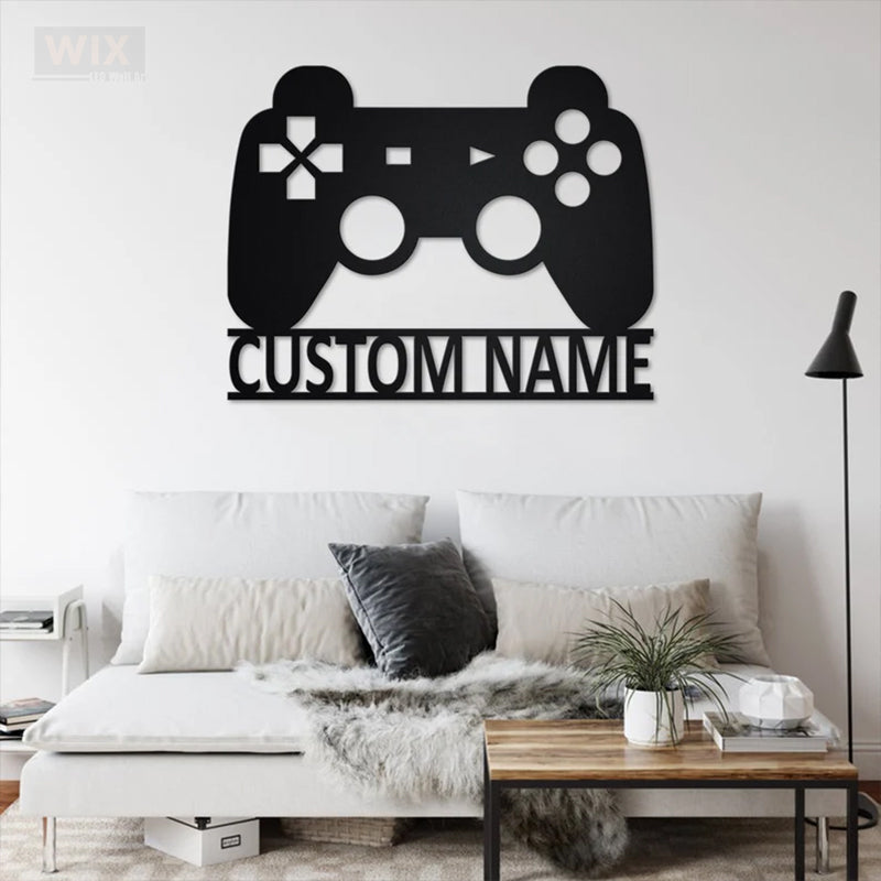 Gamer Zone LED Metal Sign