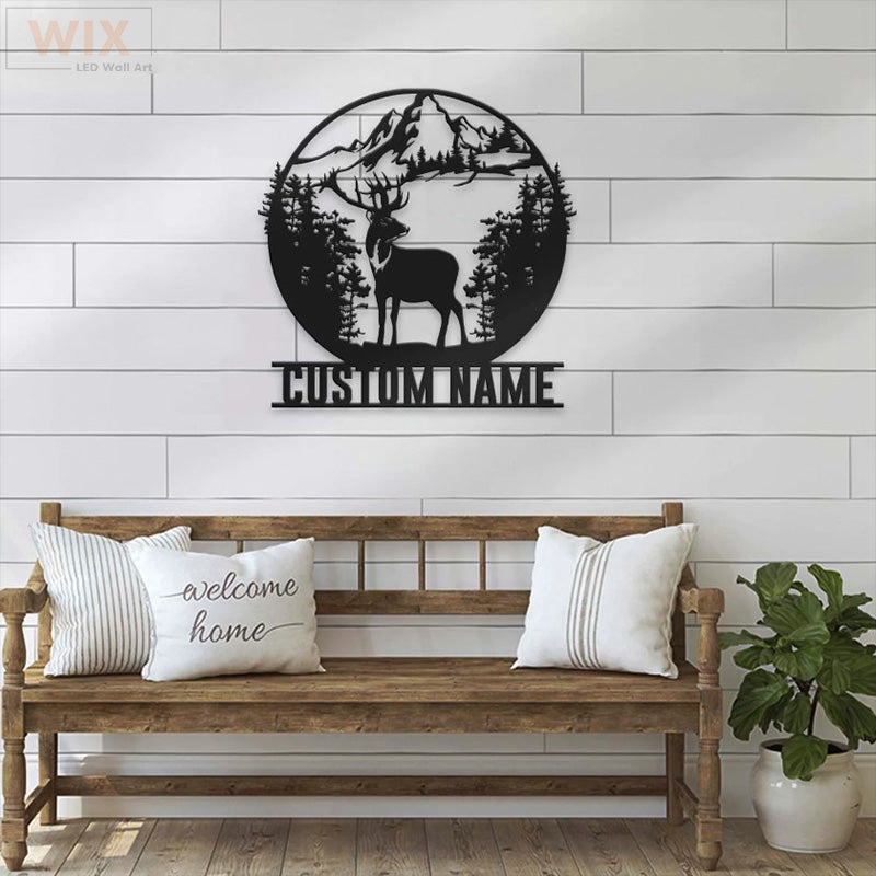 Hunting LED Metal Sign - Wix Decor