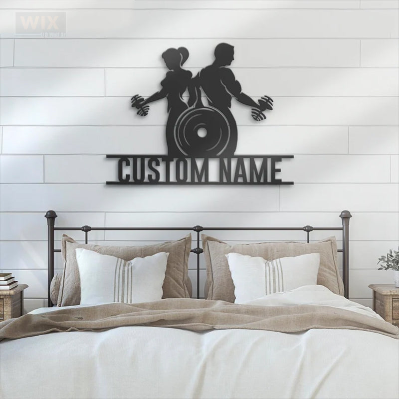 Gym LED Metal Sign - Wix Decor