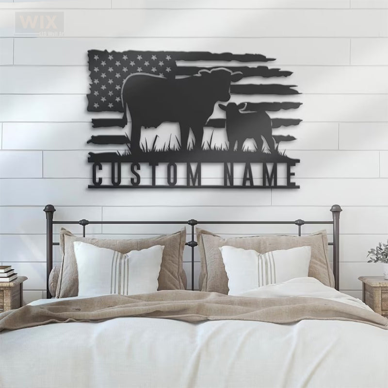 Farm LED Metal Sign