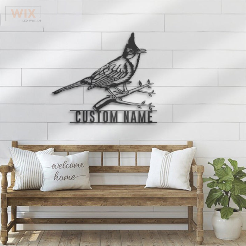 Birds LED Metal Sign