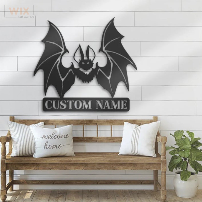 Birds LED Metal Sign