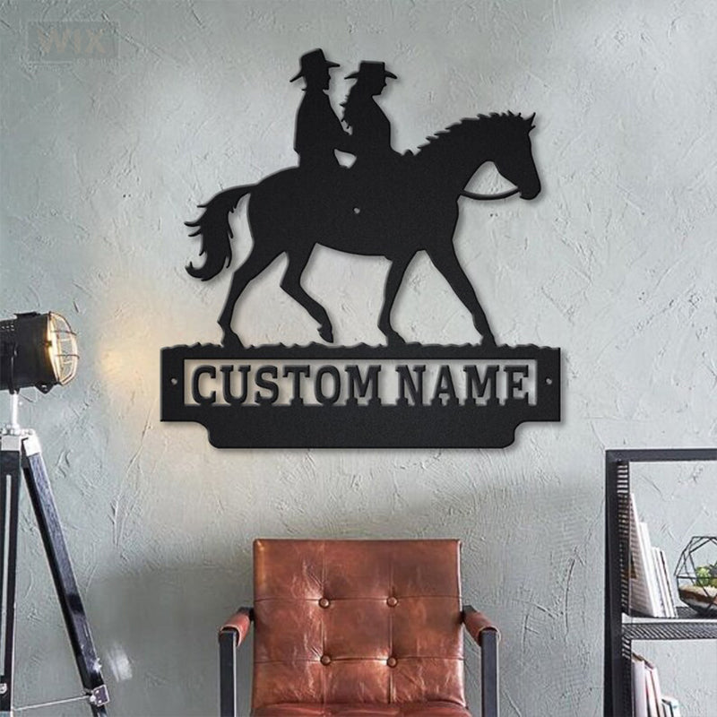 Horse LED Metal Sign - Wix Decor