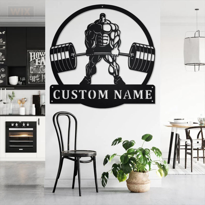 Gym LED Metal Sign