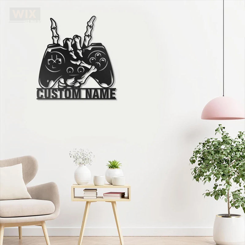 Gamer Zone LED Metal Sign