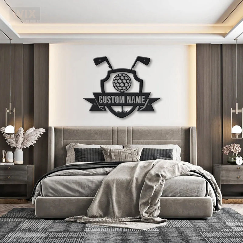 Golf LED Metal Sign - Wix Decor