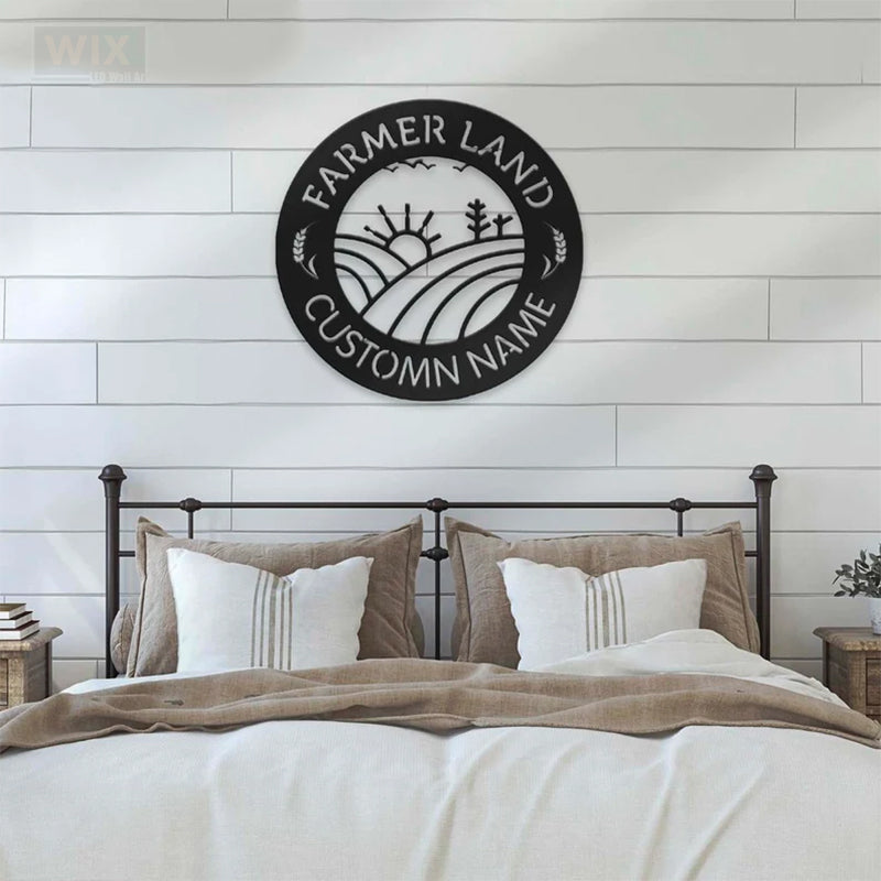 Farm LED Metal Sign