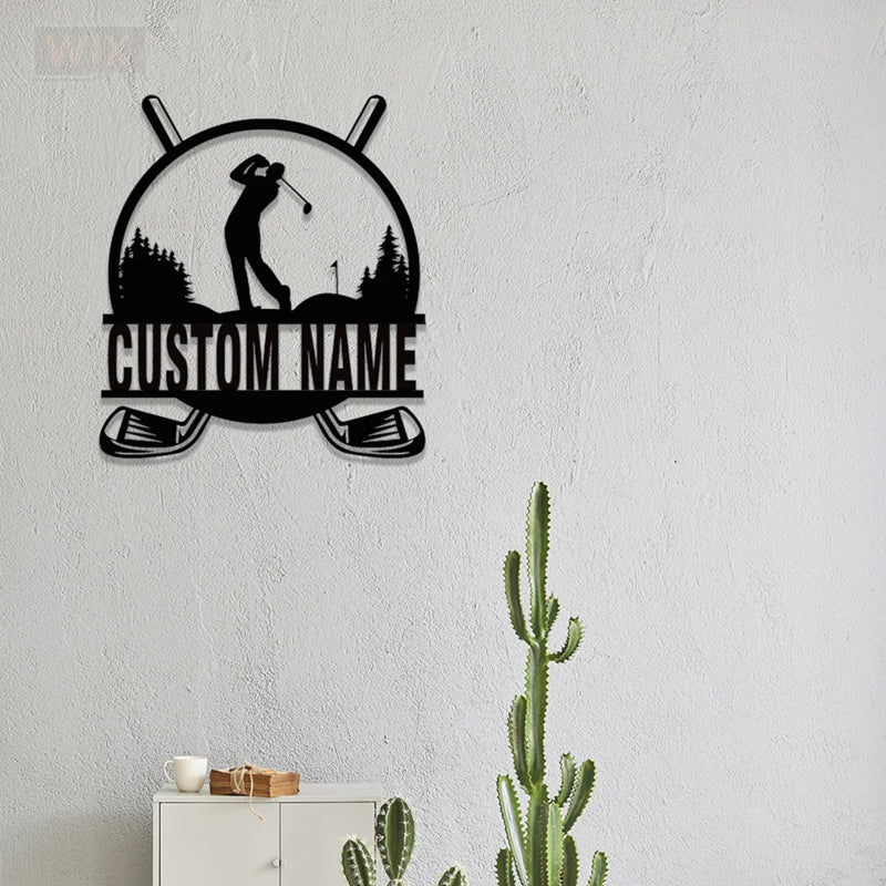 Golf LED Metal Sign - Wix Decor