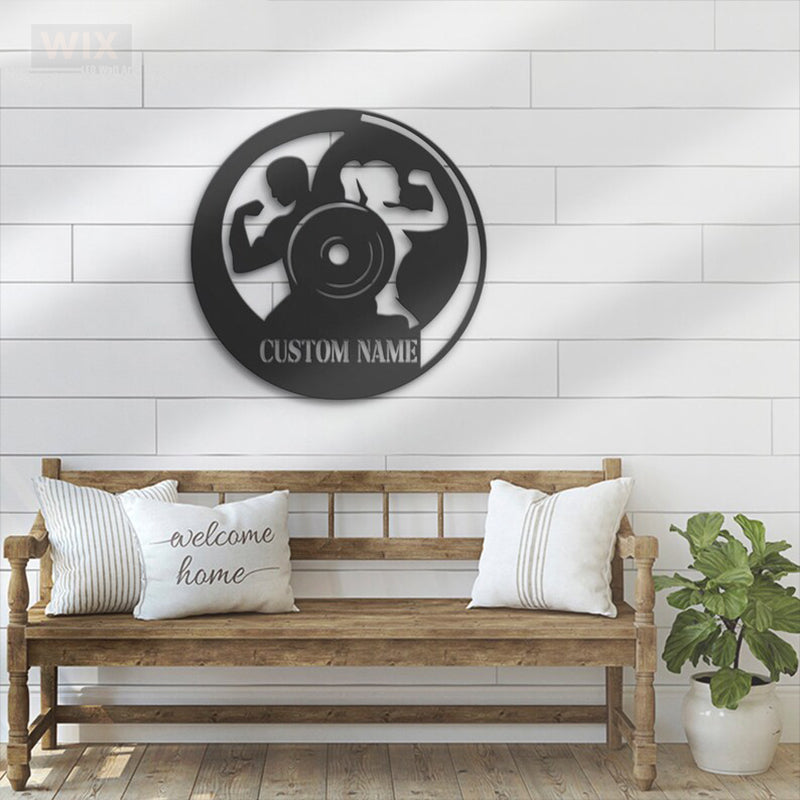 Gym LED Metal Sign