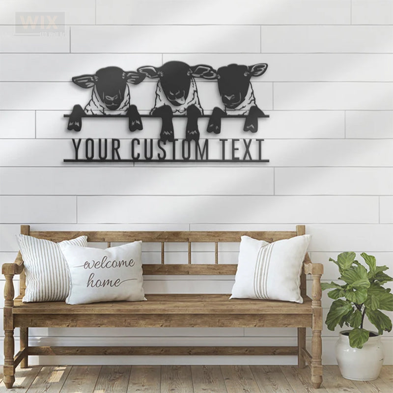 Farm LED Metal Sign