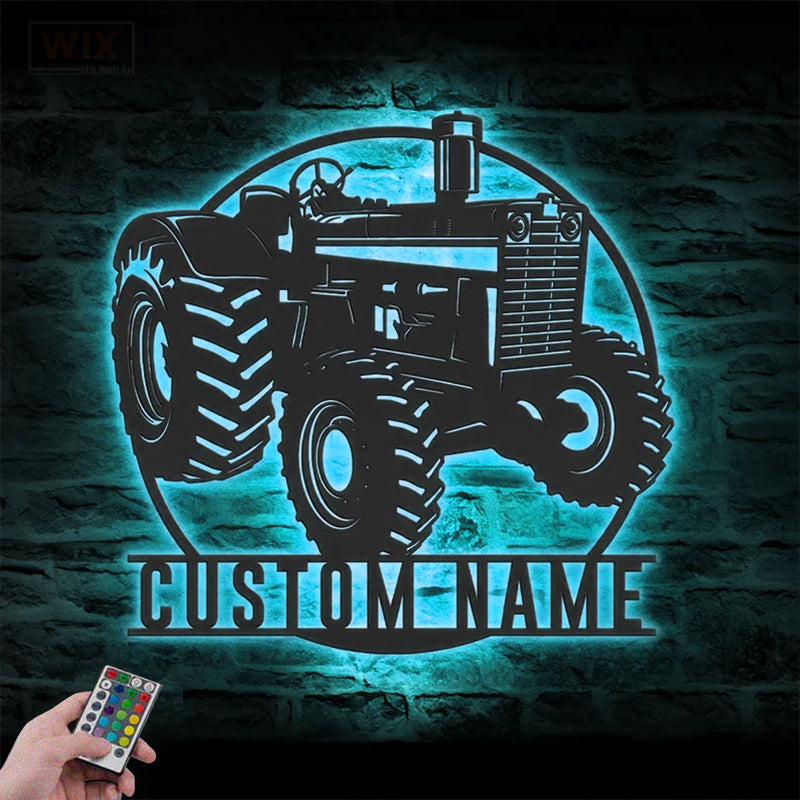 Farm LED Metal Sign