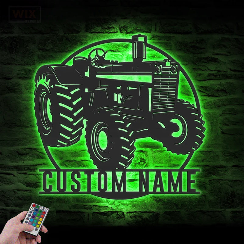 Farm LED Metal Sign