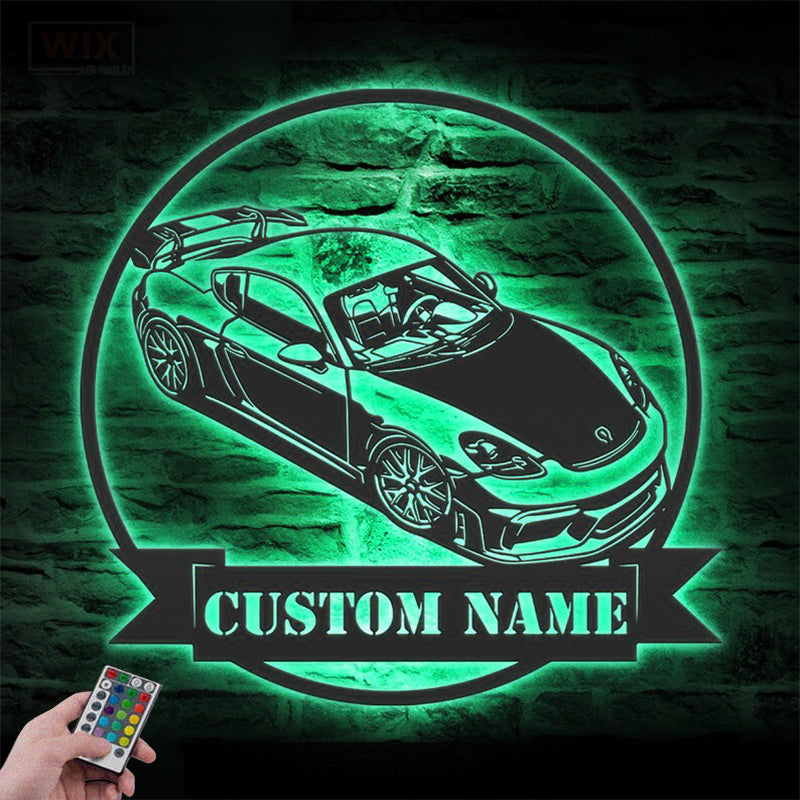 Garage LED Metal Sign - Wix Decor