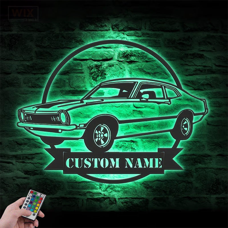 Garage LED Metal Sign - Wix Decor