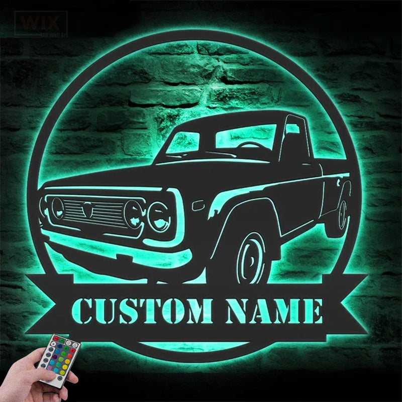 Garage LED Metal Sign - Wix Decor